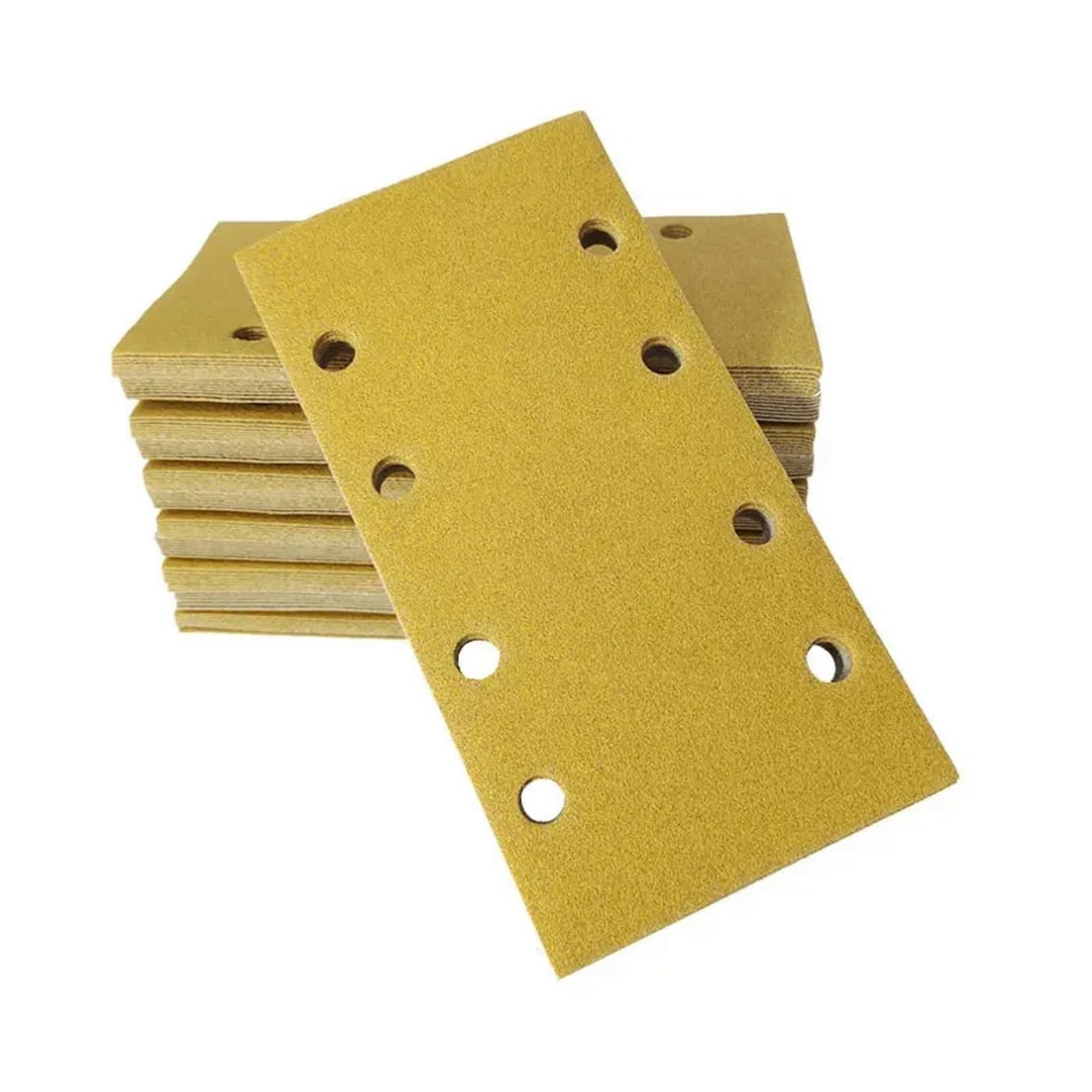 Carta abrasiva, Levigatrice for velluto con retro floccato autoadesivo a 8 fori da 95/180 mm
