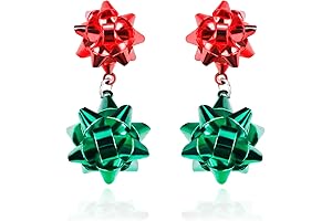 Bow Earrings for Women Trendy New Year Dangle Earrings Christmas Gifts