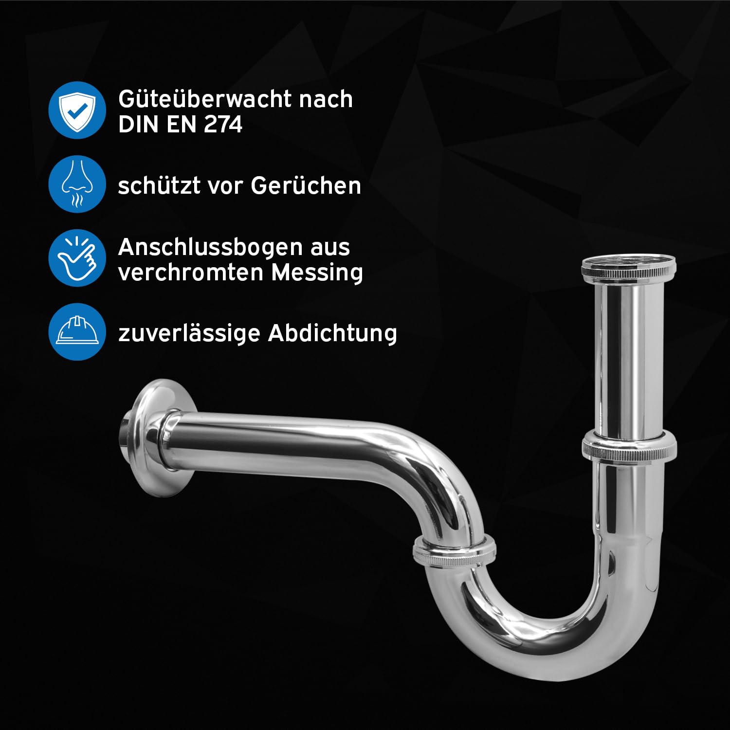 kör4u K12520 Siphon, Chrome, Universal - Image 4