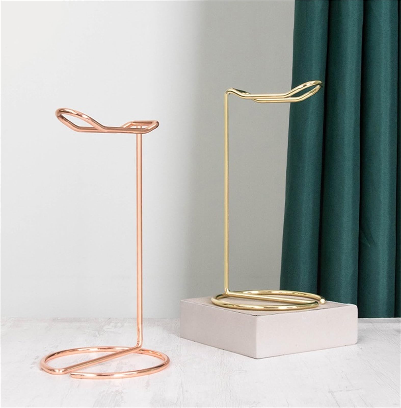 Soporte para Auriculares Soporte De Metal For Auriculares For Simple For Creativo Multifunción para oficinas y Sala de Juegos(Pink)