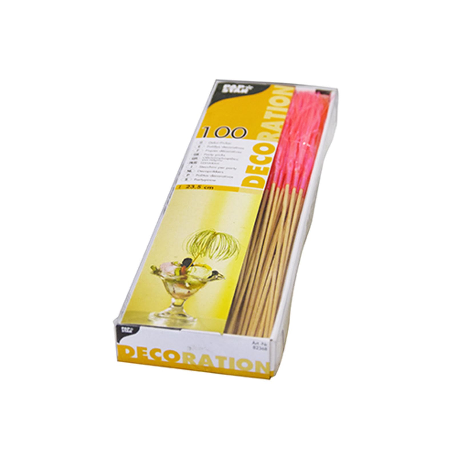 PAPSTAR 1000 Palillos Decorativos de 15,5 cm de neón de Fuegos Artificiales (82368)