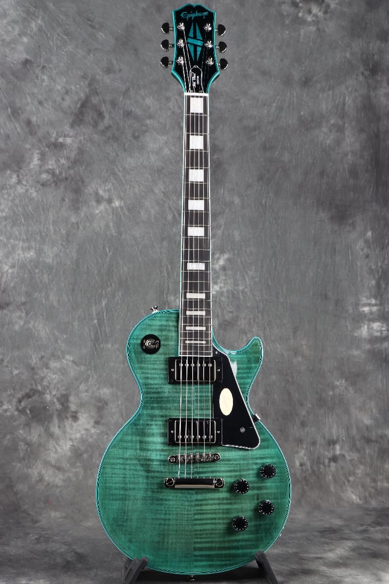 Amazon | Epiphone/Inspired by Gibson Les Paul Custom Widow Peacock