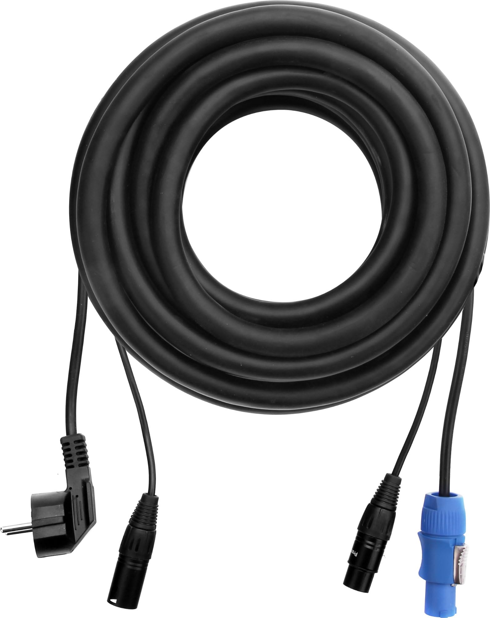 Pronomic Stage EUPPD-10 Kabel hybrydowy Schuko/Powercon DMX 3-pin 10m
