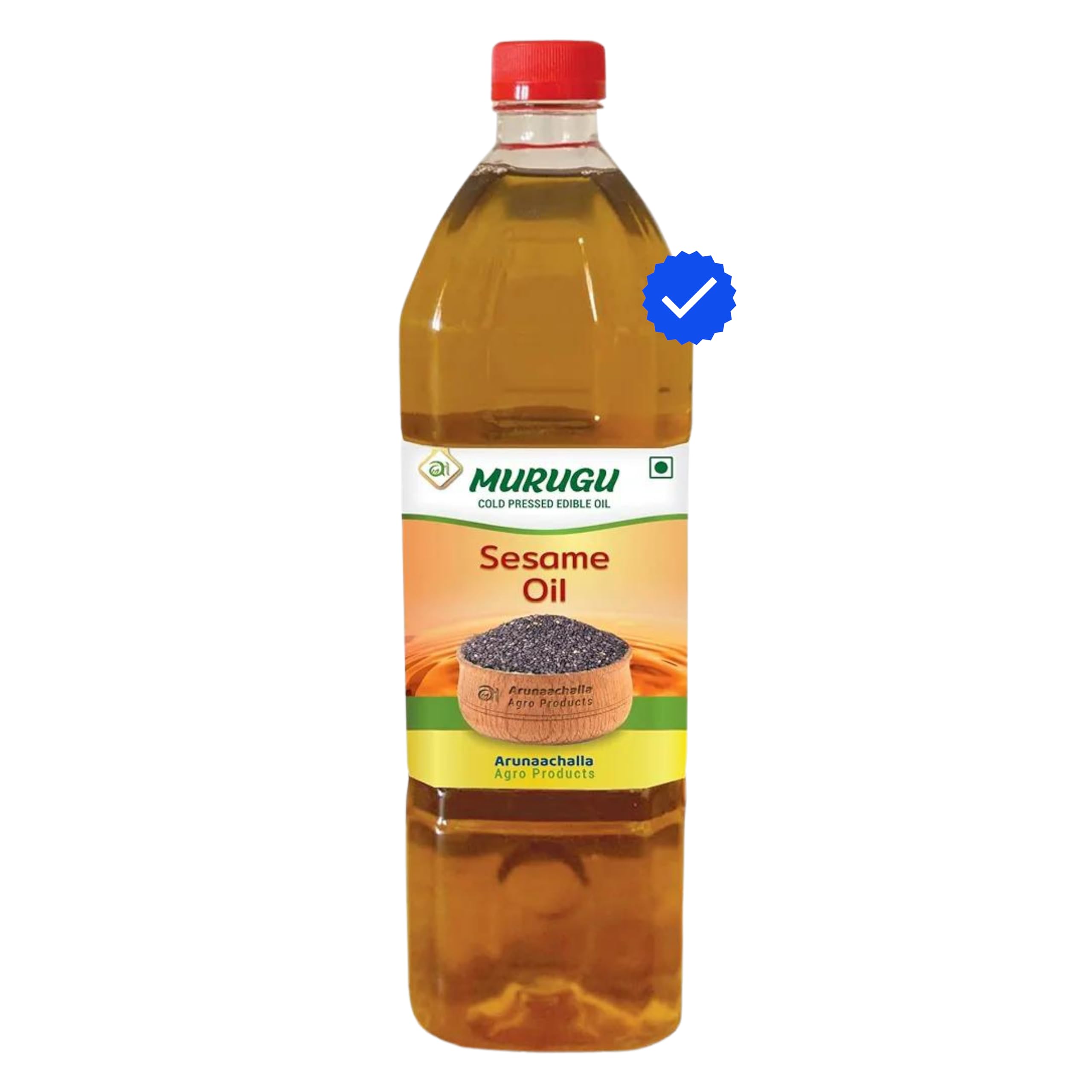Murugu Pure Cold Pressed Sesame Oil/Gingelly Oil - 1L | Unrefined & Healthy Monounsaturated Fat | Ideal for Cooking, Frying & Dressings | Rich in Antioxidants | Traditional Indian Cooking Oil (B08KVTPMBG) Amazon Price History, Amazon Price Tracker