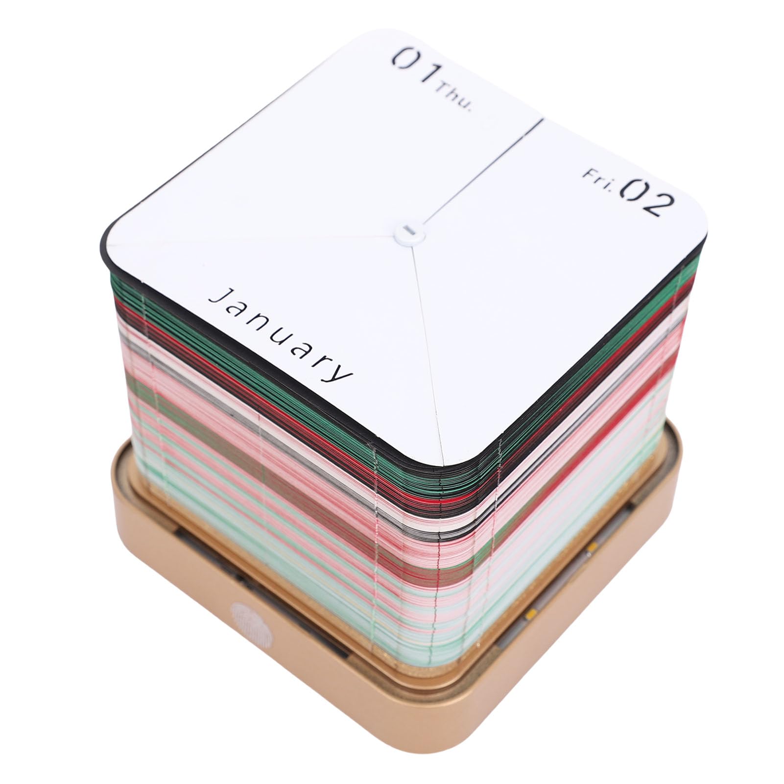 VBESTLIFE 3D -Kalender 2026, Snowman Time Stück Schreibtisch Kalender, Reißen Sie 3D -Memo -Pad, Papierskulptur Kreativer Notizblock für Geburtstags Weihnachtsgeschenke
