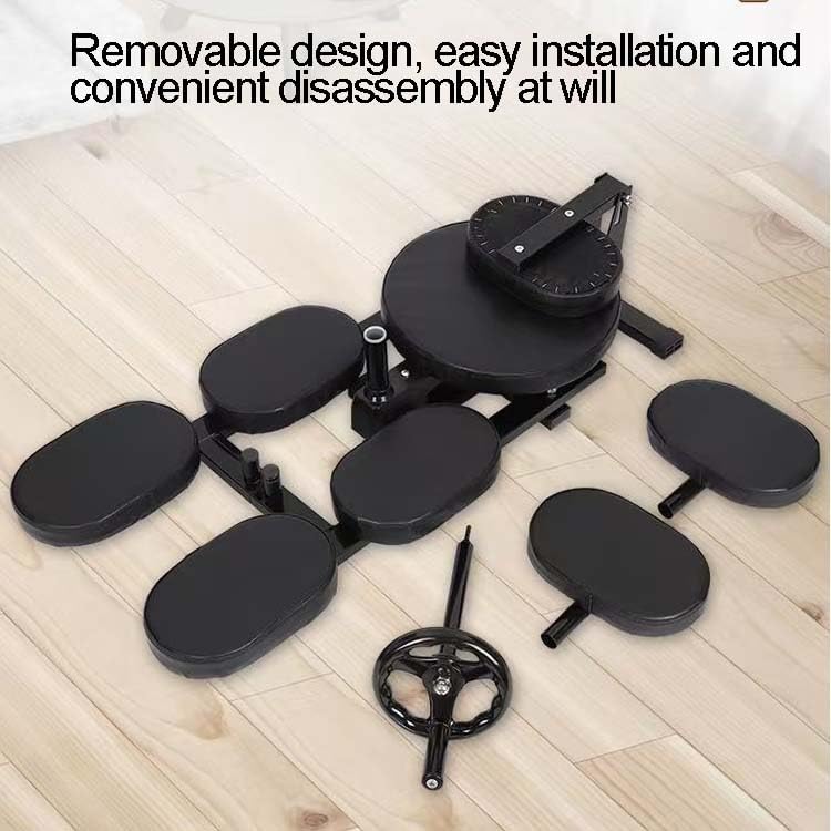 Ejercitador de piernas ajustable 0-180° con ruedas miniatura 6