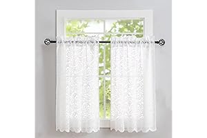 ALIGOGO Lace Kitchen Curtains - Dress Up Your Home with Elegance and Charm