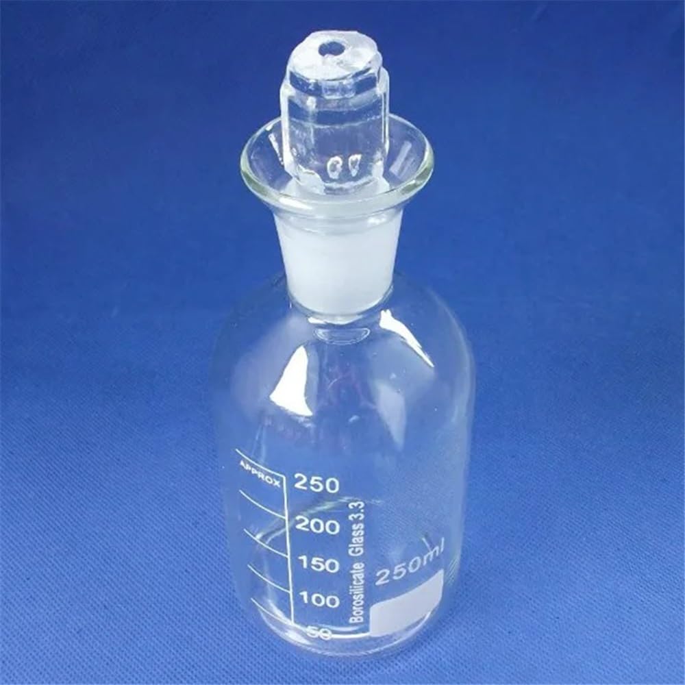 Sprzęt i materiały laboratoryjne Zestaw 4 butelek rozpuszczonych szkła 250 ml do użytku laboratoryjnego