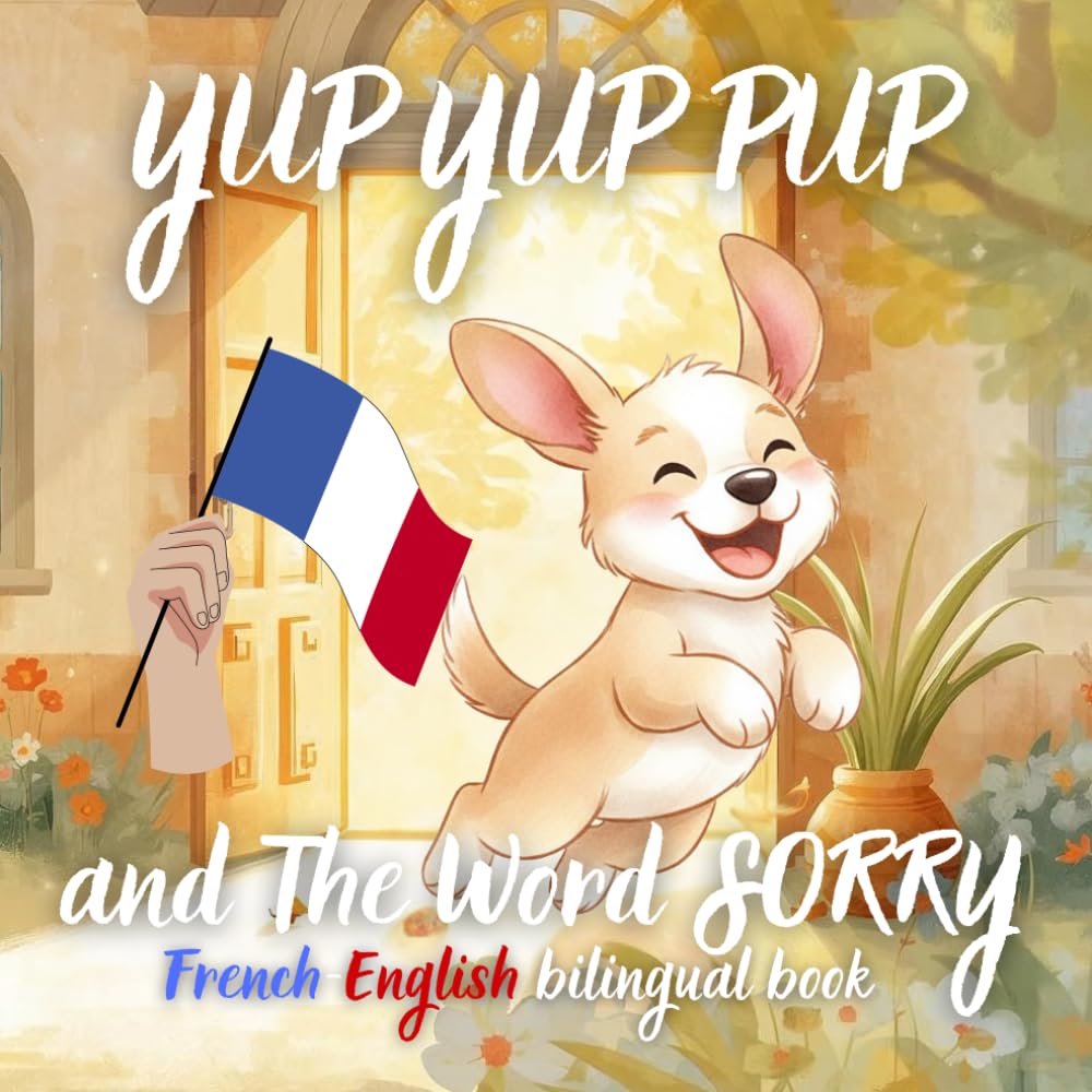 Yup Yup Pup and The Word SORRY French-english bilingual book: A Fun and Heartwarming Children’s Book Teaching Kindness, Empathy, and How to Say Sorry – Perfect for Ages 3-7 (Yup Yup Pup French)