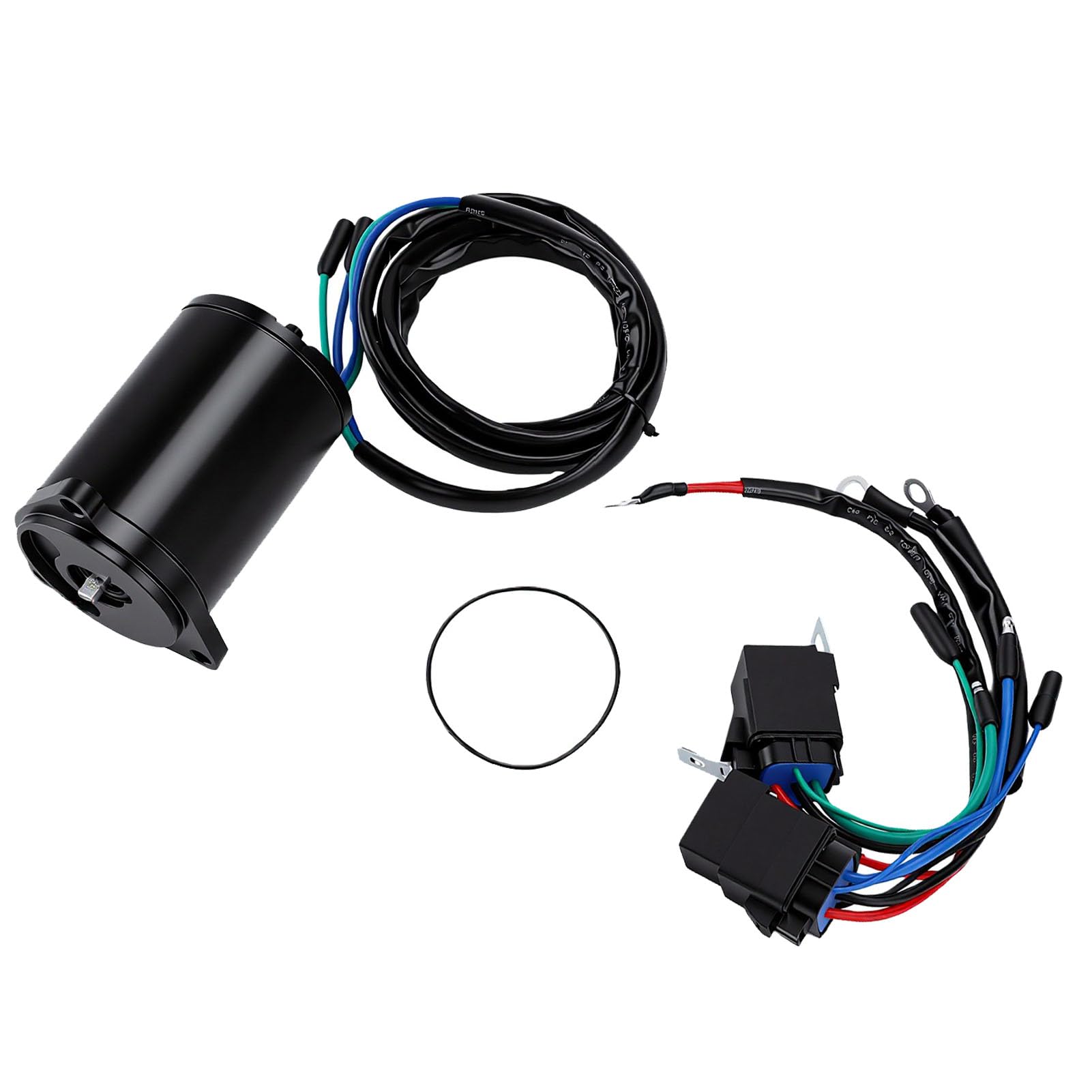 Cryfokt 12V Tilt Trim Motor with Relay, 2 Wire Outboard Part