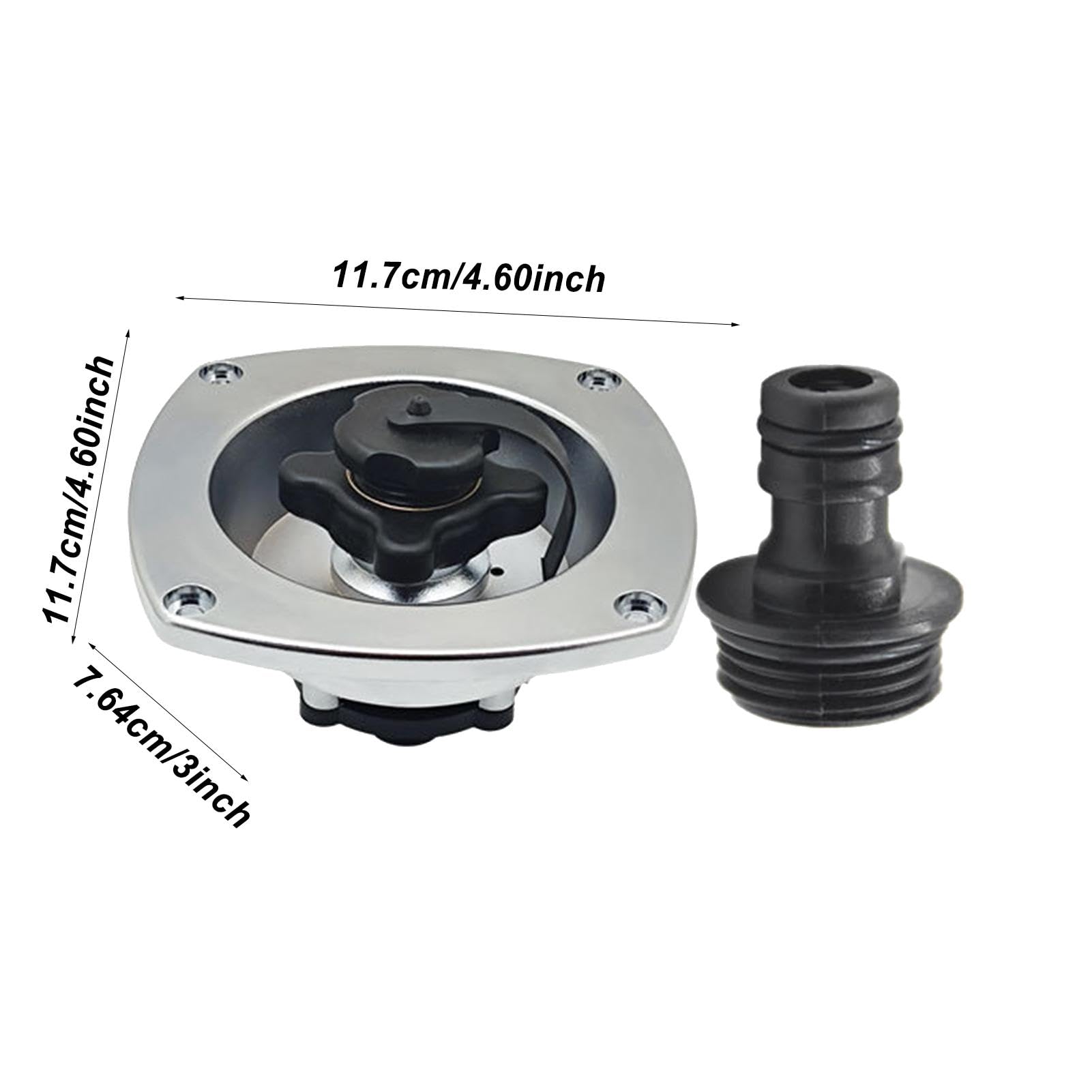 Raccord d'eau de ville pour camping-car, entrée d'eau régulée par pression – Raccord d'entrée d'eau pour camping-car, vanne d'entrée d'eau, régulateur de pression d'eau pour marine, bateau,