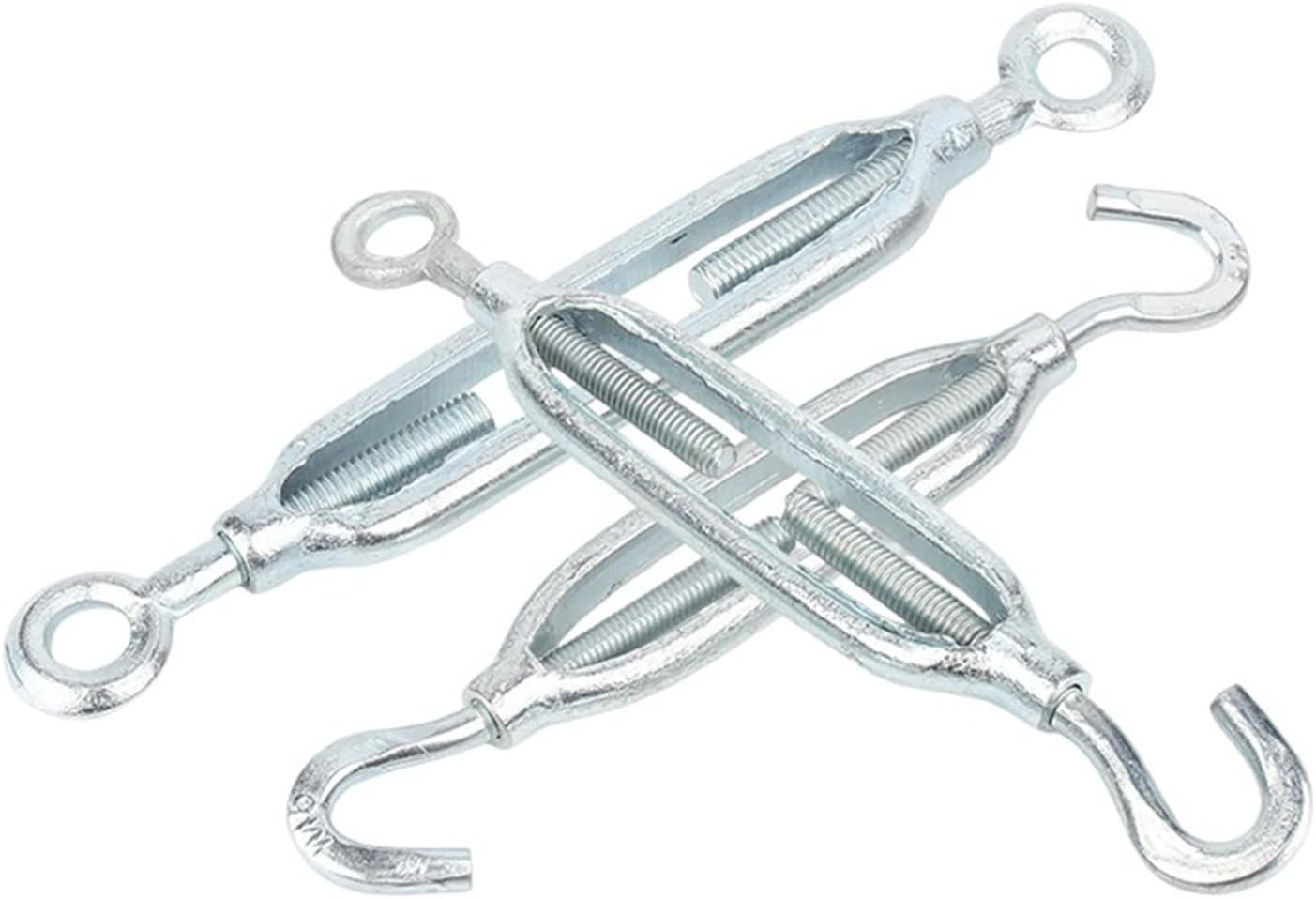 M18 亜鉛メッキ鋼ターンバックル アイ＆アイ/フック＆フック テンションケーブル、ロープ、チェーン用ターンバックル((eye-ho