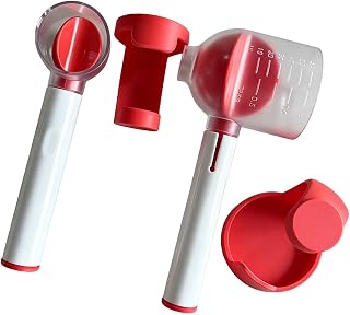 Practical Powder Measuring Set for Gym and Home Usage Spill Feature Helps Organized Cooking Space ABS Kitchen Utensils