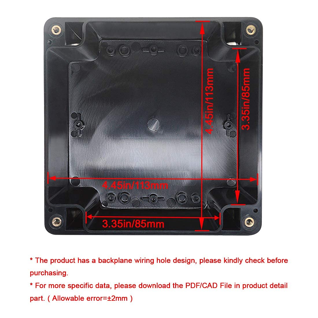 Solight WW003 − Boîte De Jonction étanche 450V AC/24A IP68