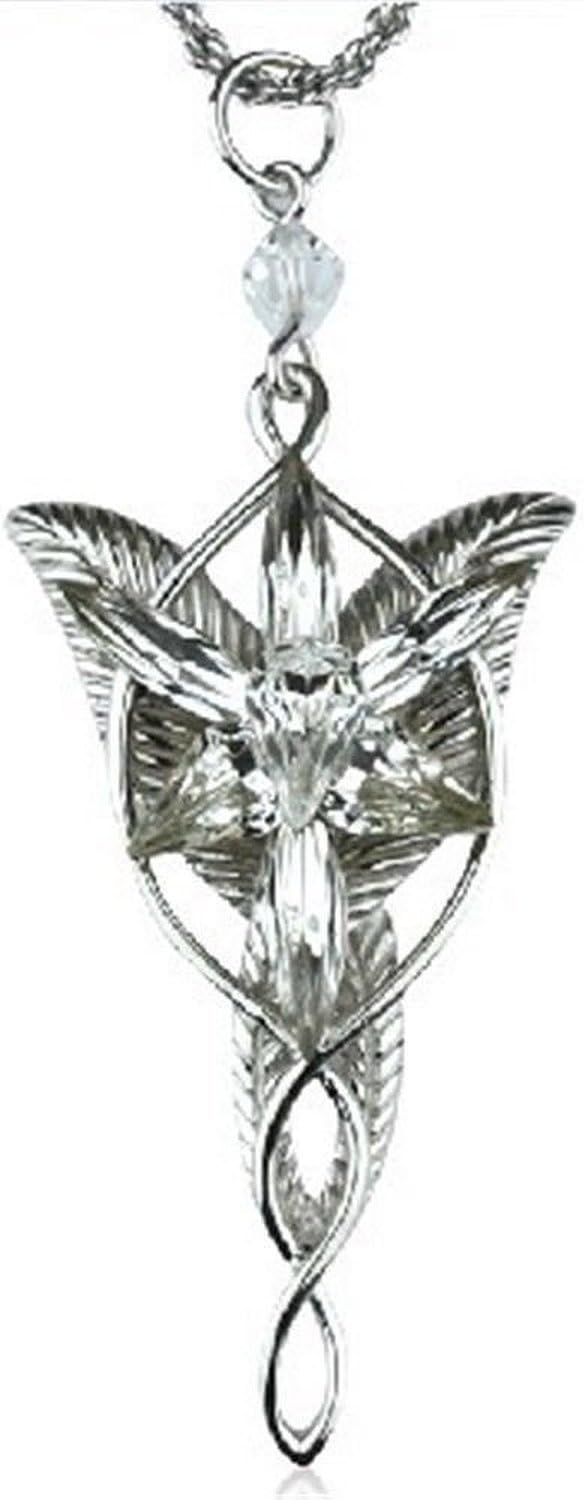 Arwen's Evenstar Necklace Lord of the Rings Pendant Alloy