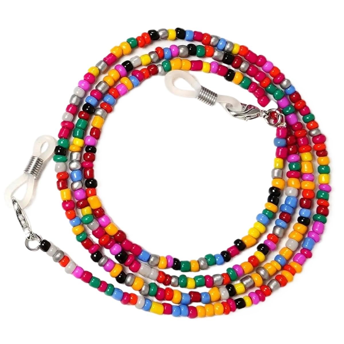 Böhmische bunte verstellbare Brillenkette – Anti-Verlust-Lesebrillenband, modisches Accessoire