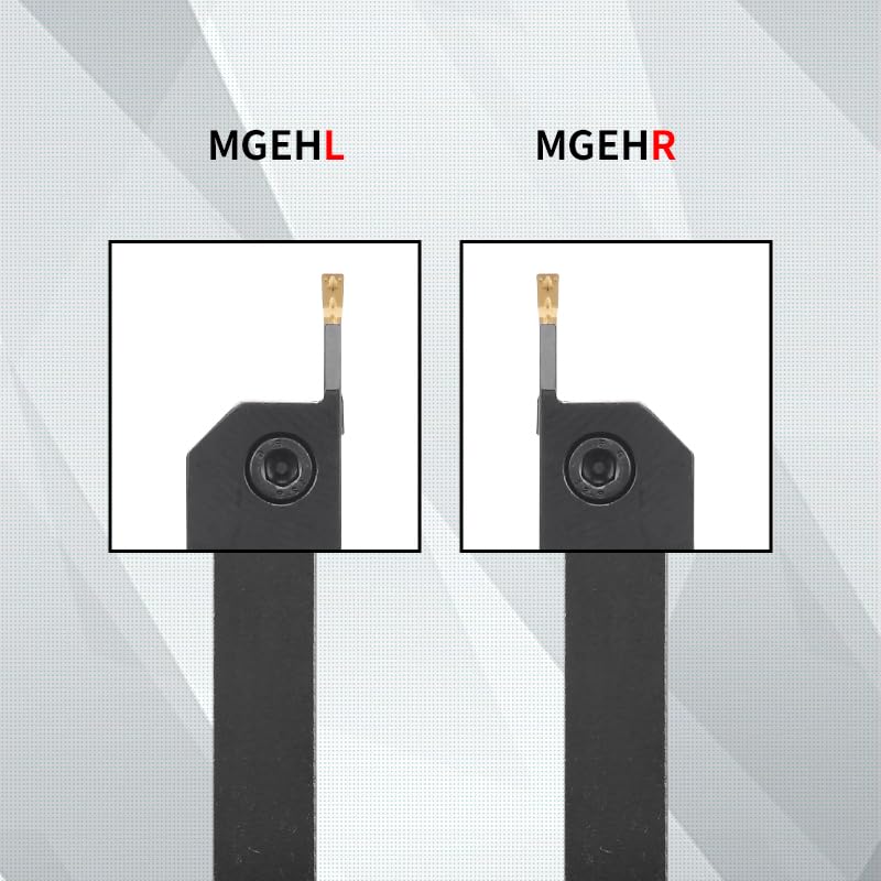 Set de herramientas para torneado MGEHR con portaherramientas y cuchillas miniatura 4
