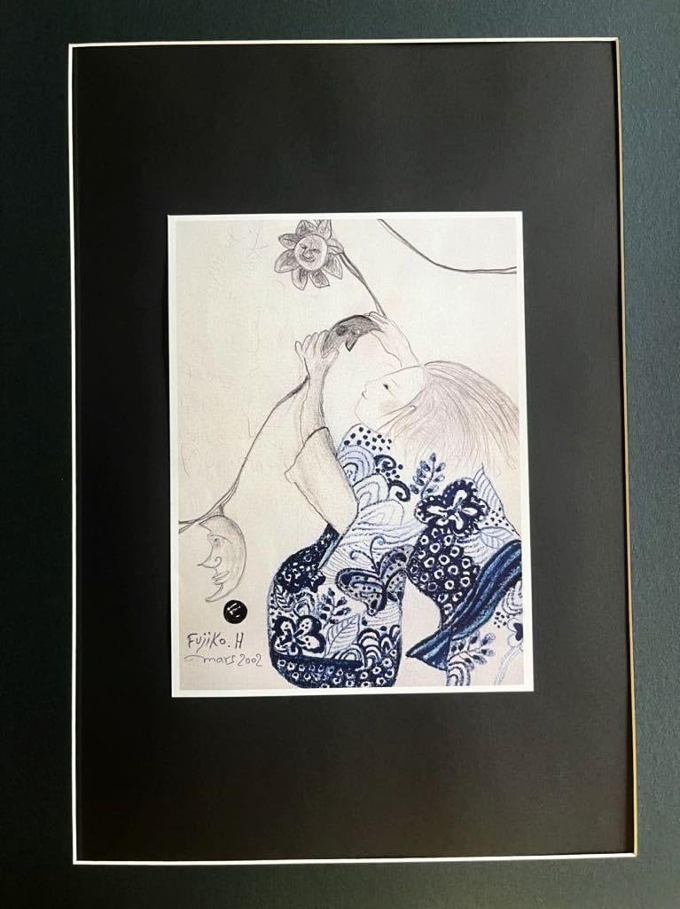 Amazon.co.jp: フジ子ヘミング 絵柄22種展開「夏の夕」印刷物 絵
