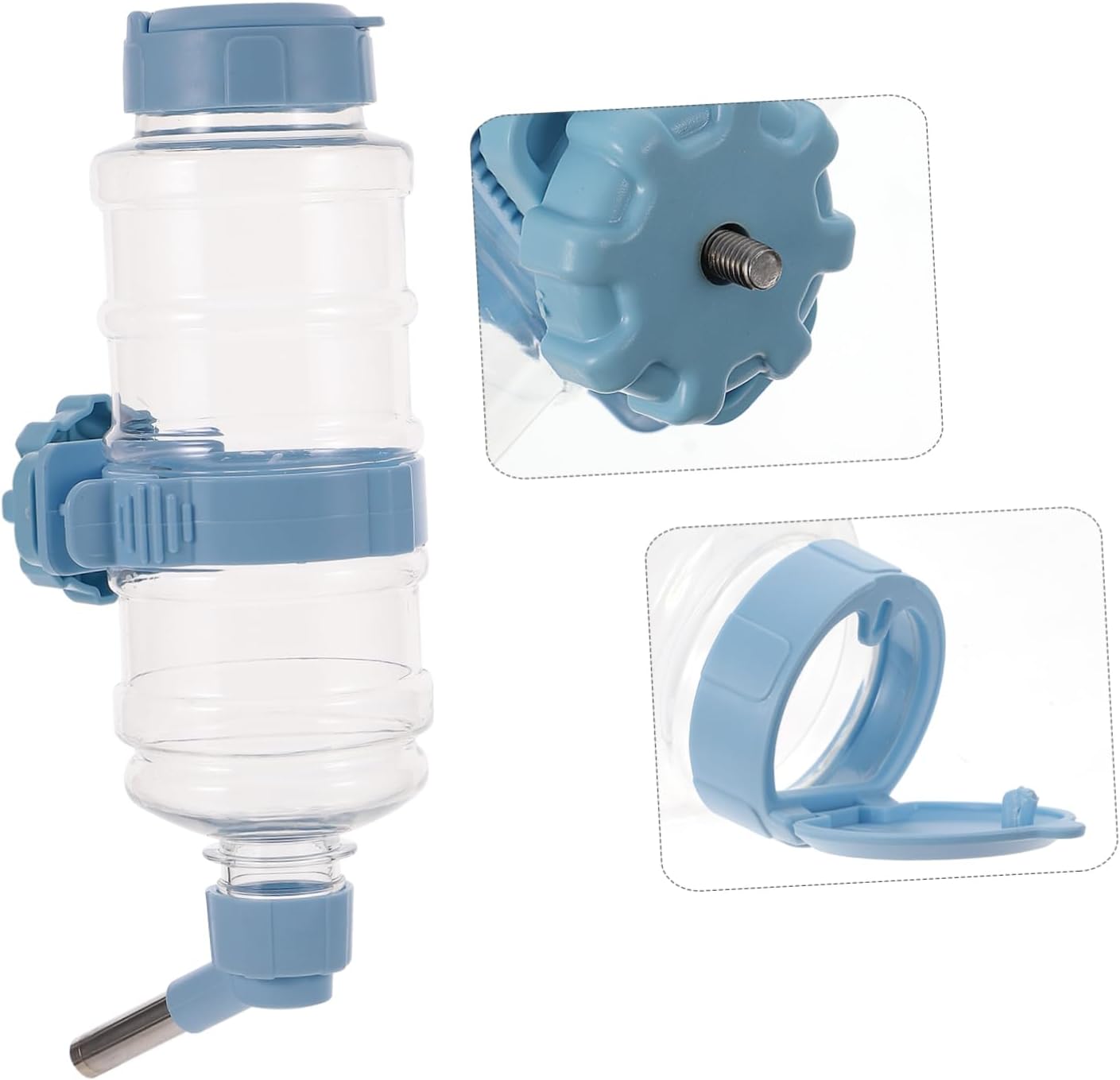BESPORTBLE 2pcs Hanging Water Feeder for and Pets Creative Pet Drinking Bottle Automatic Leak Design for Cages for Bunnies Chinchillas and Other Animals