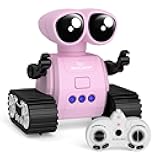 Robot Toys for Kids, Rechargeable Remote Control Robot Toys with Walkie Talkies, Programming, Gesture Sensing, Music, Changeable Eyes Function, RC Robot Toys Gifts for 6-12 Year Old Boys Girls