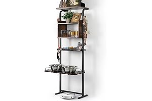 Adjustable Elevated Dog Bowl Stand with Storage