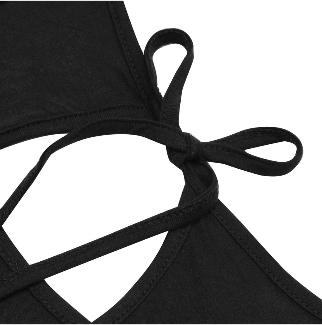 RANPHEE Womens Summer Cold Shoulder Tops Casual Scoop Neck Loose Fit T Shirt - Image 3