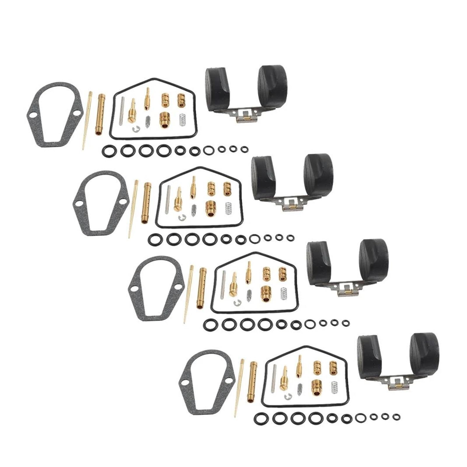 4X Motorcycle Carburetor Rebuild Repair Kit Jets Gaskets for CB500 CB 500 Four 1971 1972 1973
