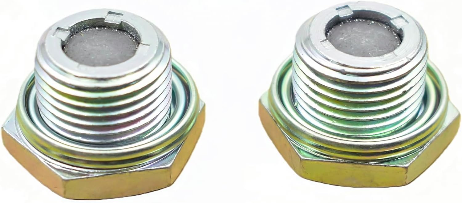 90341-18060 2PCS Rear Axle Housing Transmission Transfer Drain Plug 90341-18057 Fit for Toyota Tacoma 4Runner Tundra RAV4 Highlander Corolla Camry Sienna Lexus RX 330/350/ GX 460/470 LX450