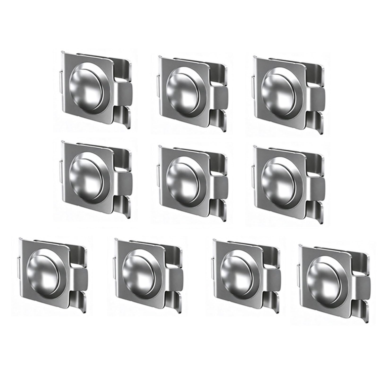 Kokdid Multicolor Fence Accessories Secure 304 Stainless Steel Fastener Strong 10Pcs For Sturdy Connection Between Meshing Panel Sections Removable Fence Parenthesis Hardware