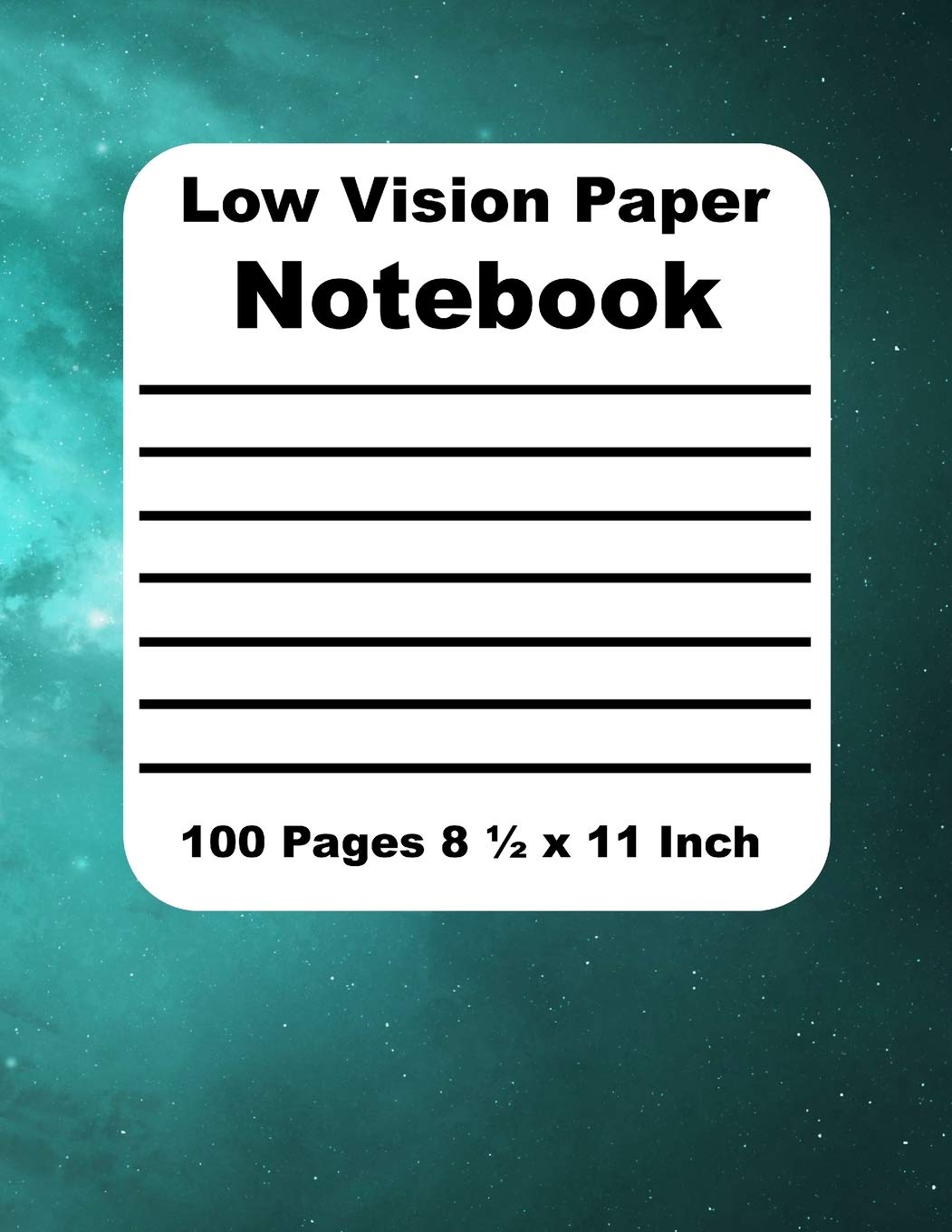 Buy Low Vision Paper Bold Lined Paper for the Vision Impaired Thick