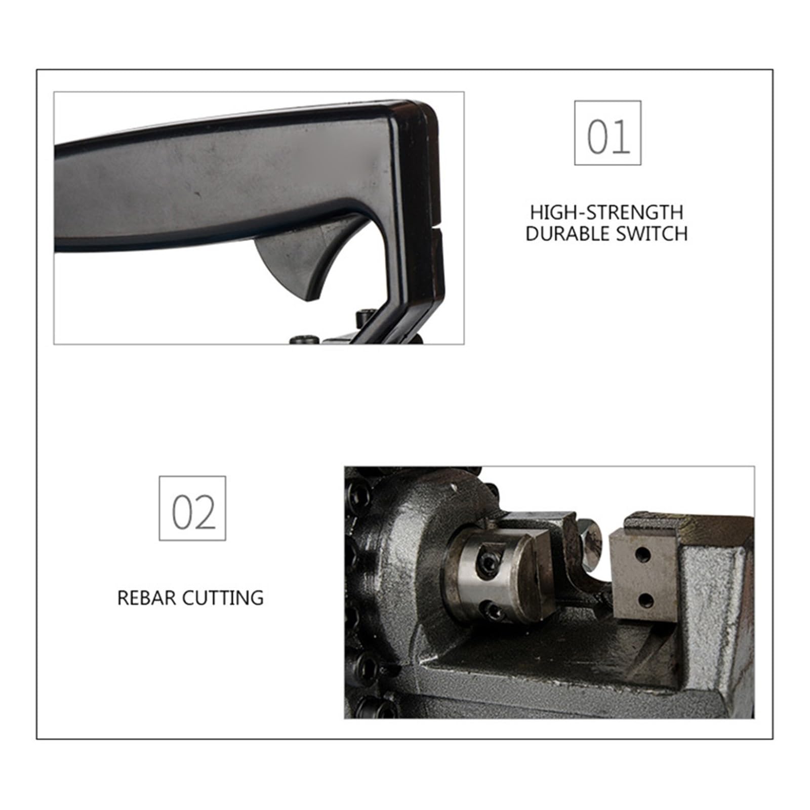 Hydraulisches Crimpwerkzeug, 4–25 mm elektrische hydraulische Bewehrungsschneidemaschine, Bewehrungsschneider, tragbare Stahlschere, Stangenschere, Zange 220/110