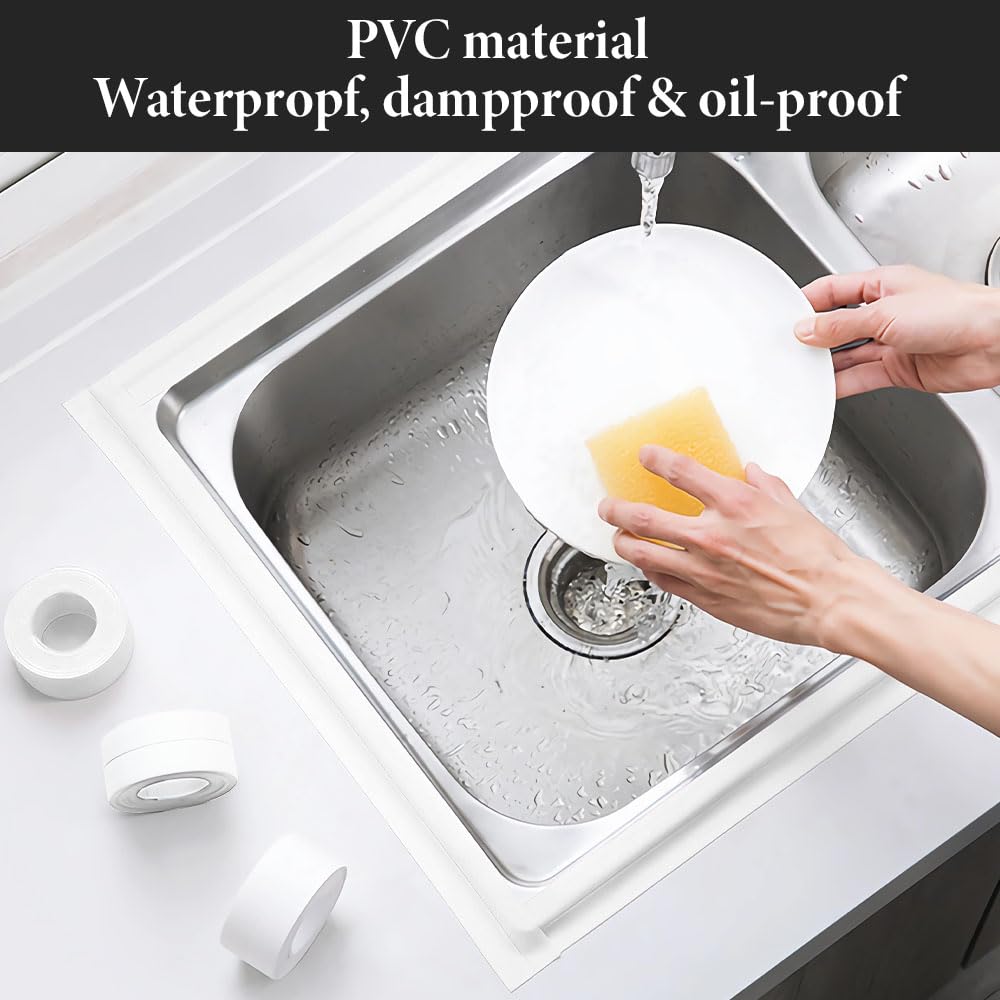 1 Rotolo Di Striscia Sigillante Autoadesiva Impermeabile, Nastro - Foto 5