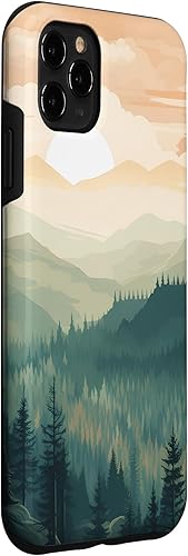 Miniatura 3 de Funda para iPhone 11 Pro Max Paisaje Naturaleza Montañas Árboles