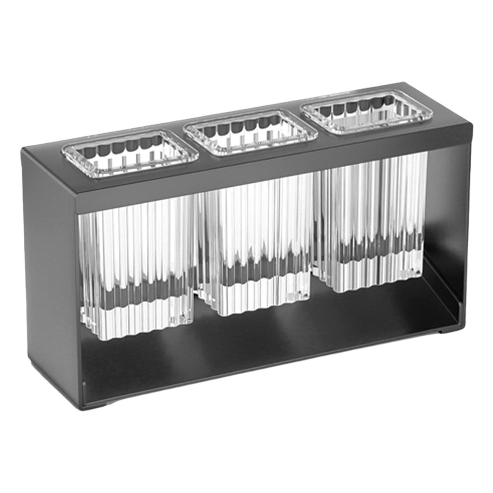 Tsophreniq Black Multipurpose Kitchen Utensils Holder Automatic Chopstick Drainer Cutlery Rack Tableware Divider Tray Cookware Organizers Tableware Divider Tray