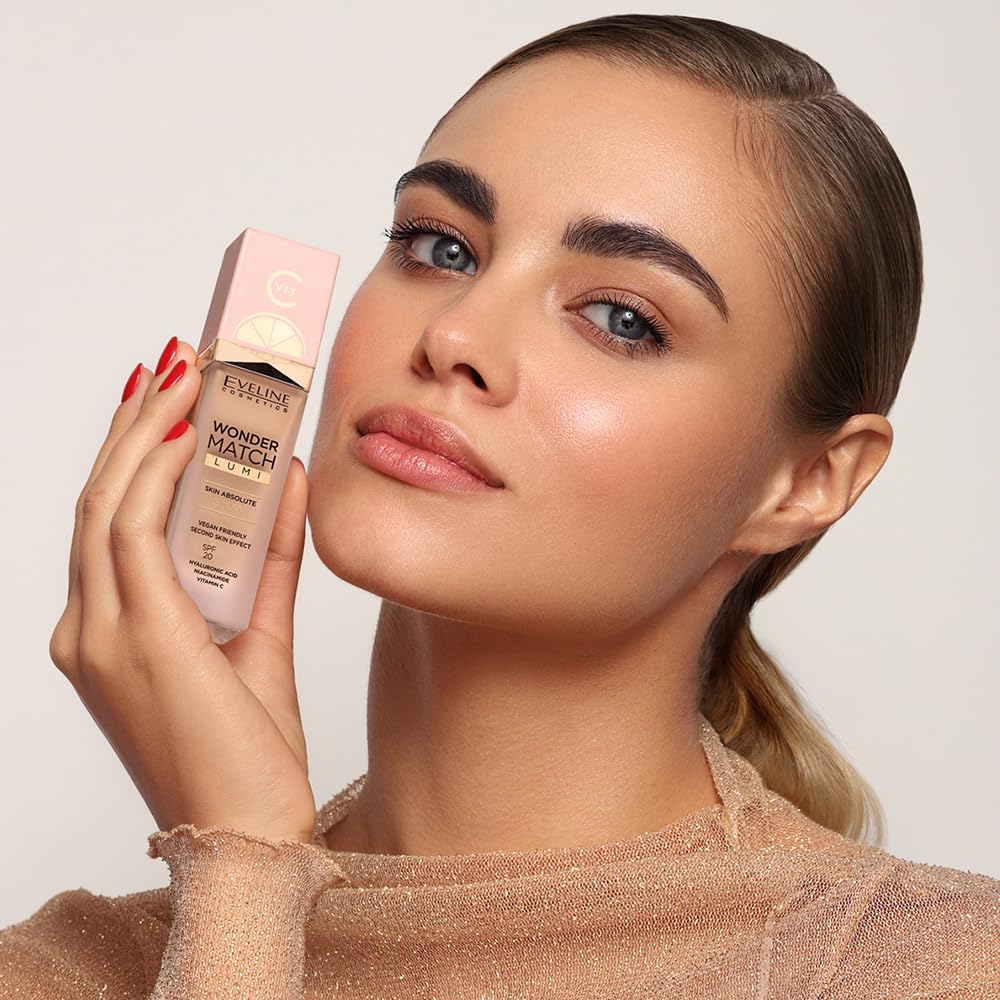 Eveline Cosmetics Wonder Match Podkład rozświetlający-Nr 10 - Vanilla