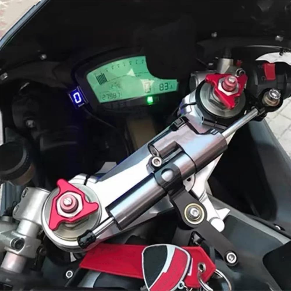 Per Ducati 848 1098 1198 Supporto Stabilizzatore Ammortizzatore Di Sterzo Ammortizzatore di Sterzo per Moto(NO.01)