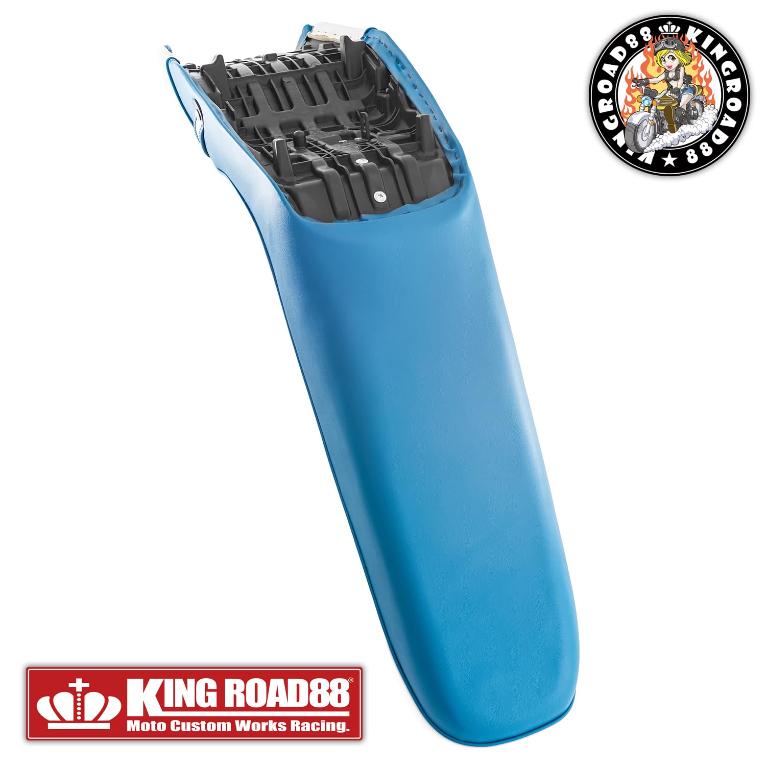 xjr400前期 三段シート60cmホワイト Amazon | King Road 88 XJR400 前期 4HM ロングシート エナメル