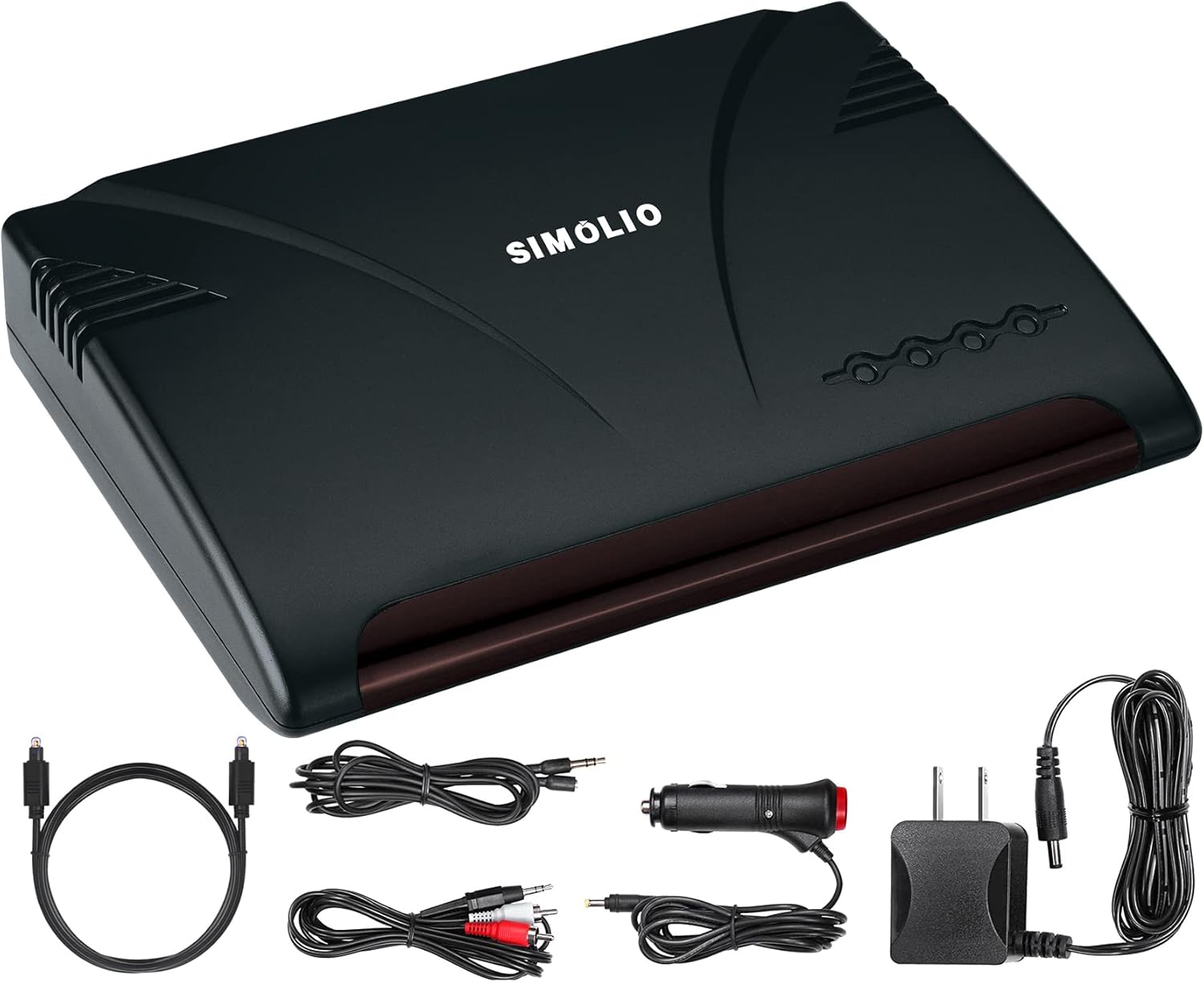 SIMOLIO Dual Channels IR Transmitter with Optical in, Wireless Infrared Sensor for