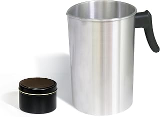 Aroparc 88oz Wax Melting Pot + 24PCS 4oz Candle Tins, Candle Making Supplies, Candle Making Kit