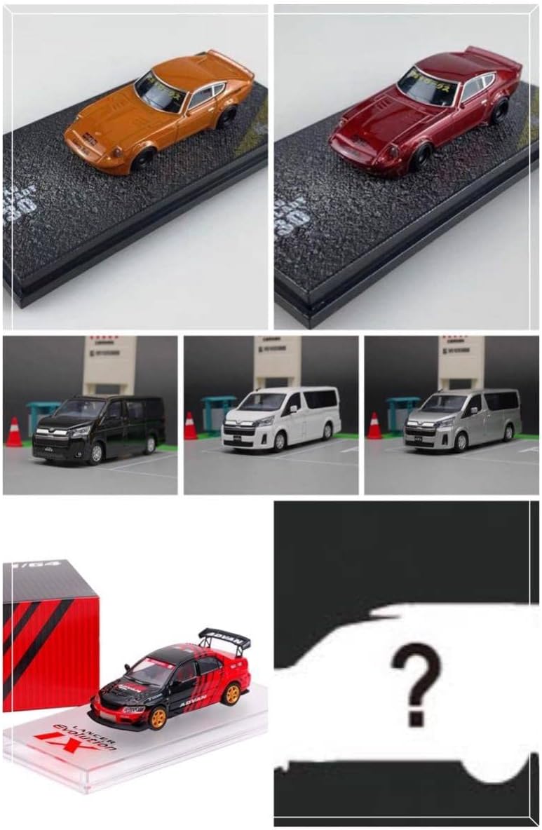 Amazon | 1/64 nanoer 女性フィギュア二体 ミニカー一台おまけ ...