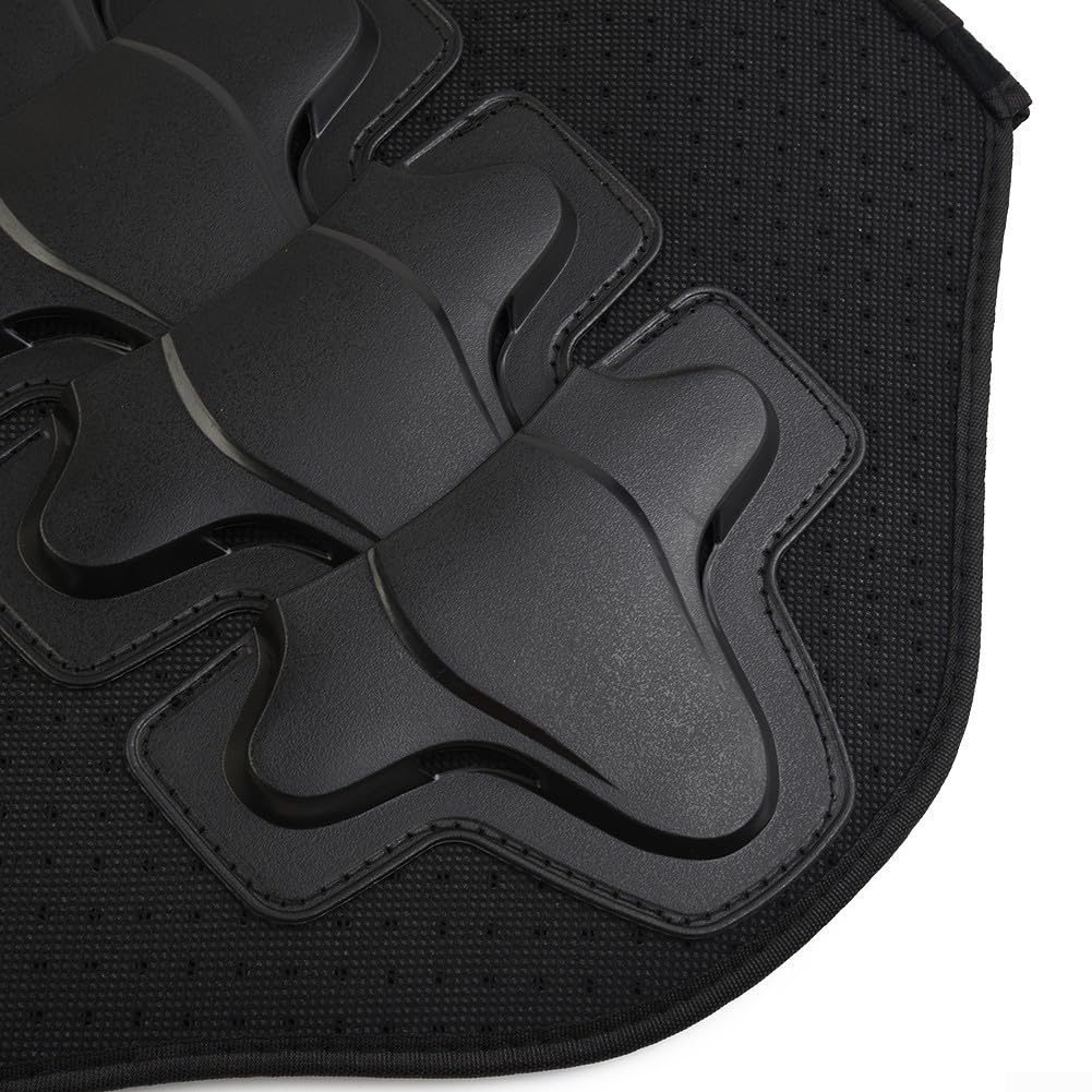 Protection dorsale de moto avec coque en polyéthylène et rembourrage en mousse respirante, gilet de sécurité réglable pour course de vélo, ski et skateboard