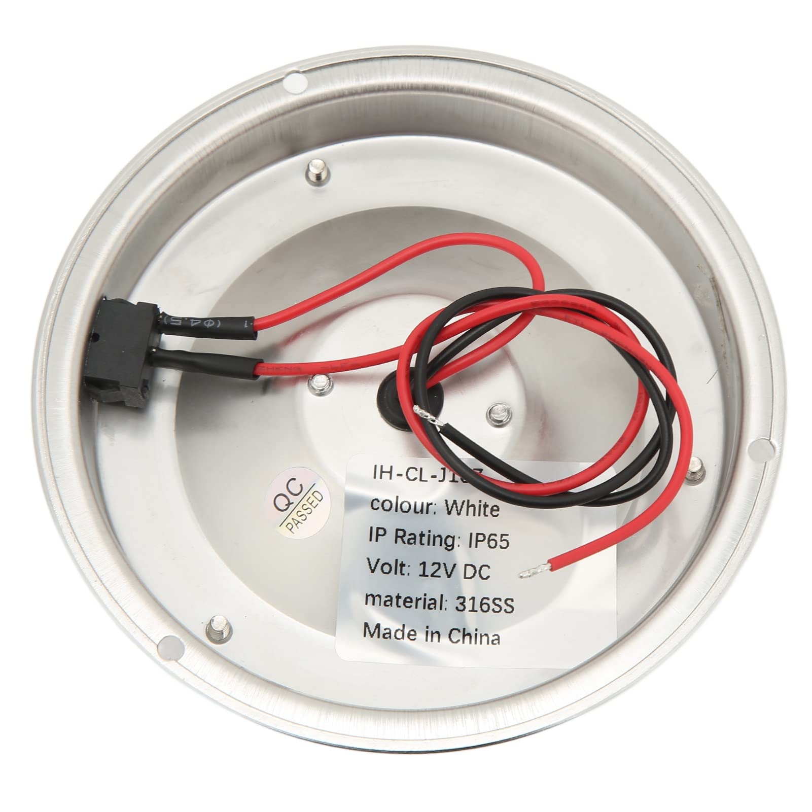 Plafoniera a LED soffitto, plafoniera Interna DC 12V-24V, Acciaio Inossidabile 316, Impermeabile IP65, per Illuminazione Interna di RV, Barche a Vela e RV