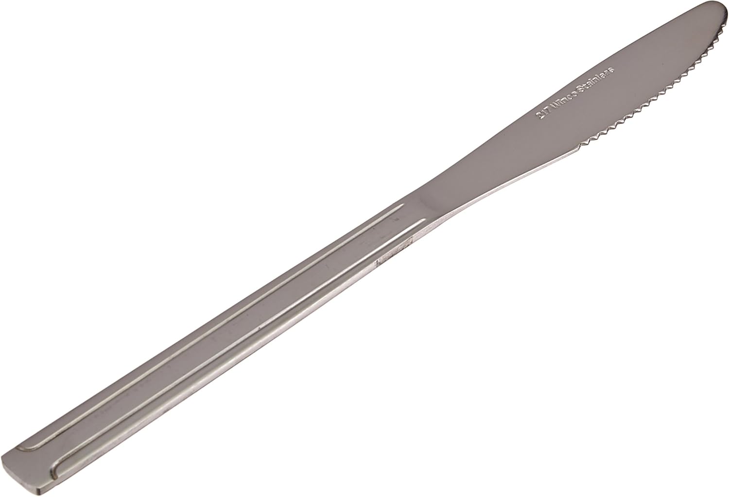 Winco 24-Piece Dominion Dinner Knife Set, 18-0 Stainless Steel : Home & Kitchen