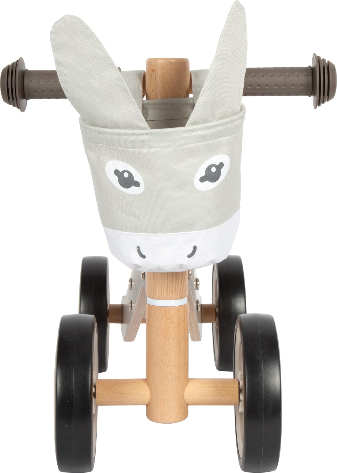 small foot Correpasillos Burrito con Asiento Regulable y Bolsa de Manillar con Aspecto de Burro, vehículo Infantil 12599, Multicolor