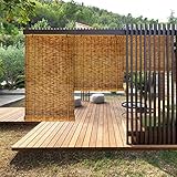 Persianas de Bambu Exterior,para Jardín Balcón Porche Ventanas
