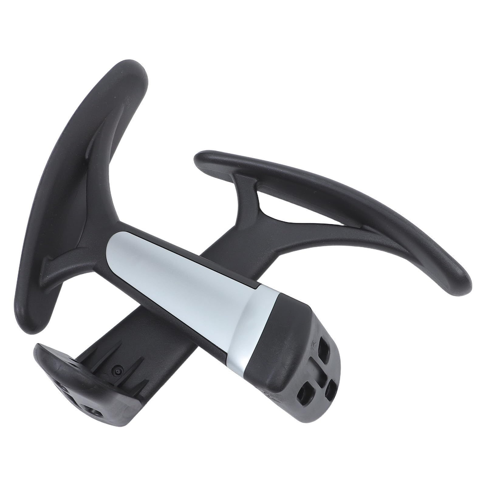 EXCEART Reposabrazos de Plástico para Silla de Oficina y Ordenador, Paquete de 2 Piezas Diseño Ergonómico y Construcción Resistente, Adecuado para Trabajadores y Jugadores