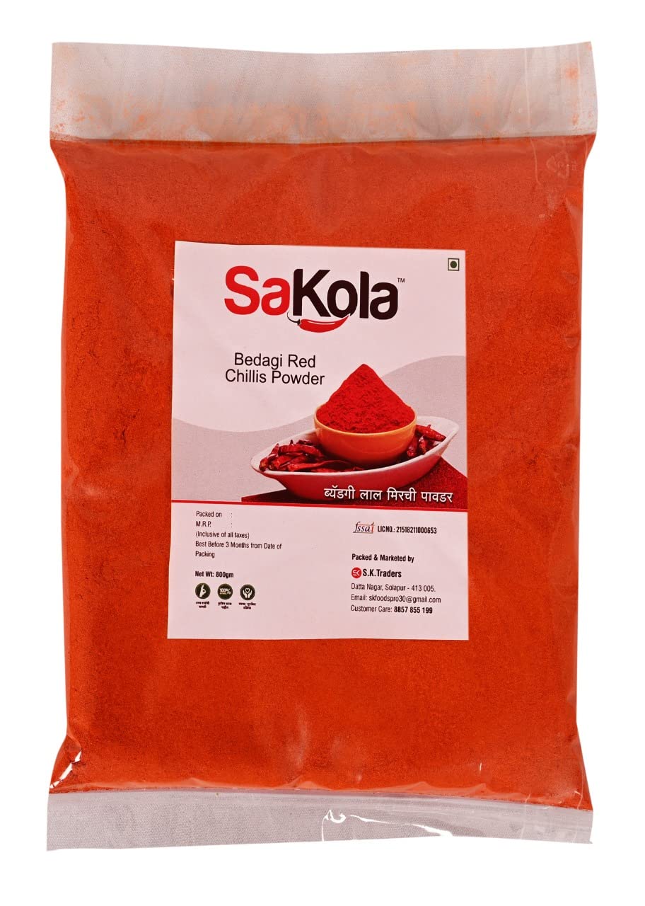 Sakola Byadagi chilli powder Kashmiri chilli powder 800grm