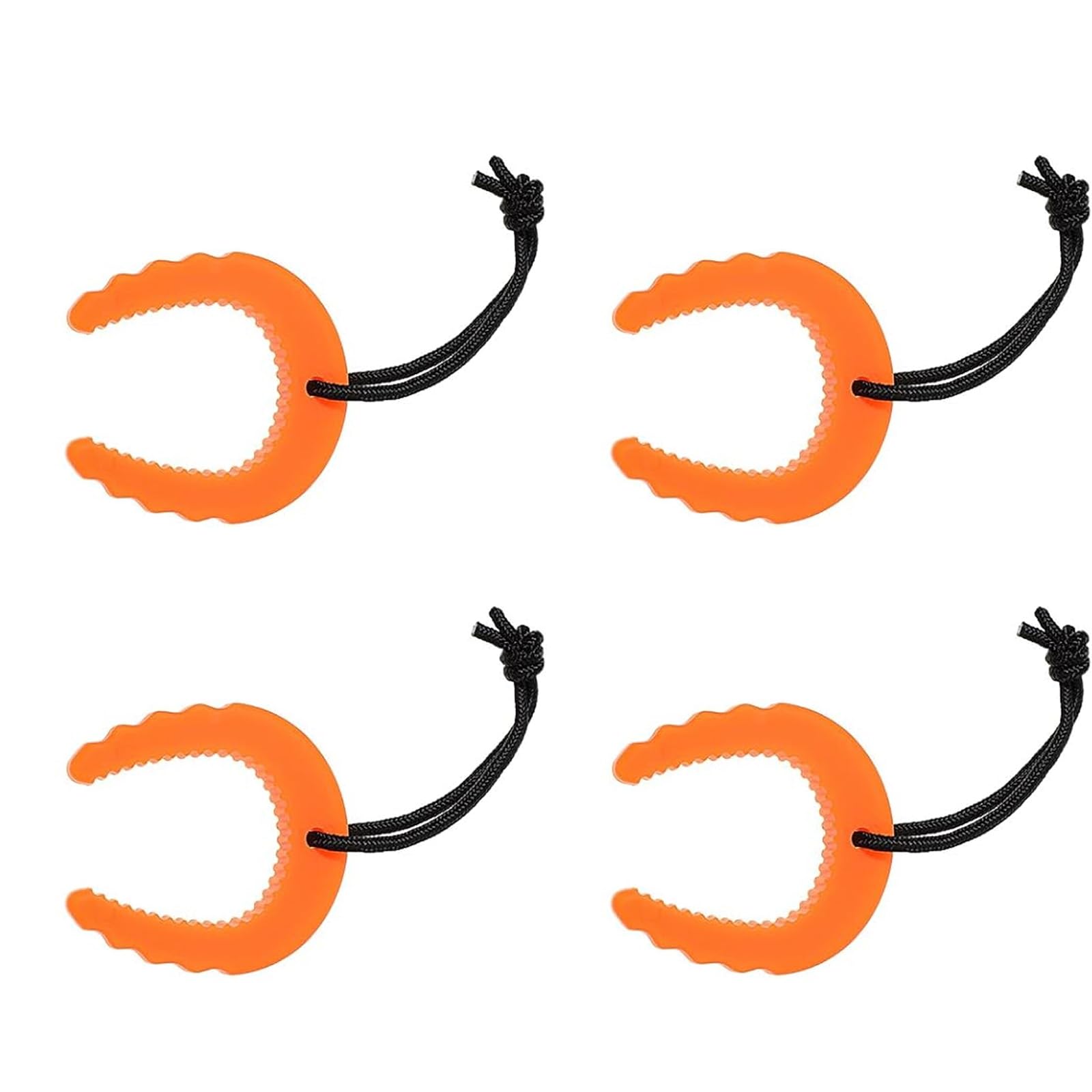 Msioytog B 4Pcs Anti Pinch Door Clip Gear Alarm Stoppers Firefighter Wedges Security Stoppers Replacement Door