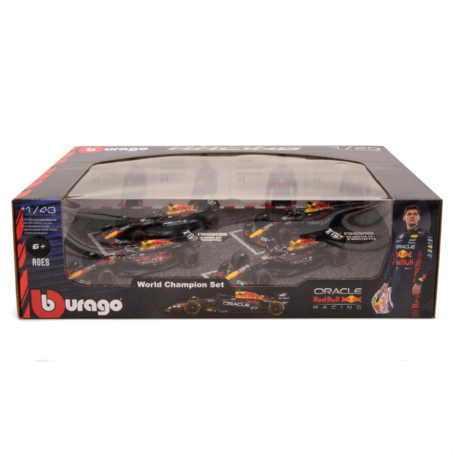 Amazon.co.jp: Bburago（ブラーゴ） 1/43 2024年版 F1 レッドブル ＃1