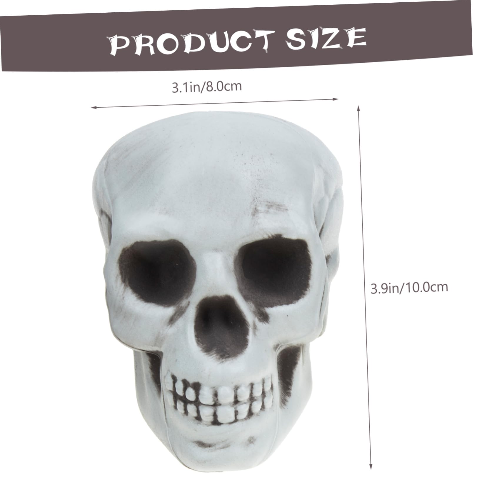 TOPBATHY 16 Pz scheletro di halloween regalini halloween decorazioni halloween giocattoli di halloween ornamento del cranio di Halloween giocattolo oggetti di scena del cranio spaventosi